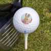 Bunny Hiding in Pink Tissue Paper Novelty Golf Balls 3 Pack view 3