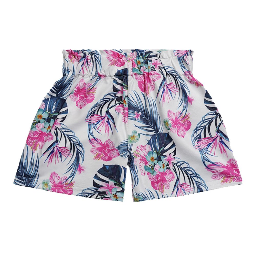 Cartoon Prints Beach Kids Girls Bathing Suit Toddler Swim Infant Shorts Boys Swimming Pull On Casual Shorts for Boy (Hot Pink, 4-5 Years)