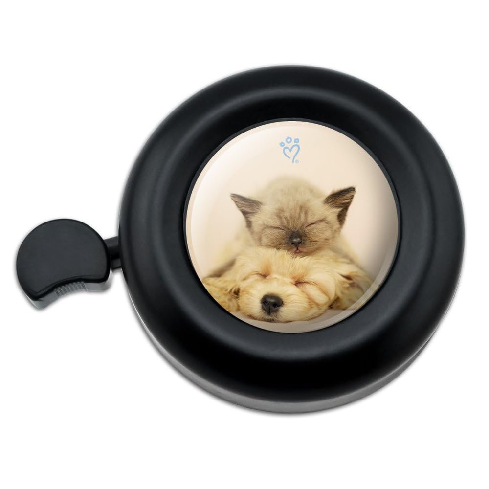 Kitten & Puppy Nap Time Bicycle Handlebar Bike Bell