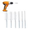 6PCS Set Bore Brush, Robust Ruggedness Strong Cleaning Power Steel Brush, Easy Removal 4in Extensive Use Bore Brushes, for Car, Garage, Office[Nylon] view 3