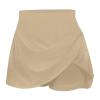HGps8w Tennis Skirt for Women with Built-in Shorts Stretchy High Waisted Flowy Athletic Golf Skorts Skirts for Running Casual view 3