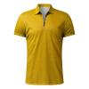 WABEOR Mens Short Sets 2 Piece Outfits Casual Dress Designer Summer Outfits Fashion Zip Up Polo Shirt Conjunto para Hombre Yellow view 3
