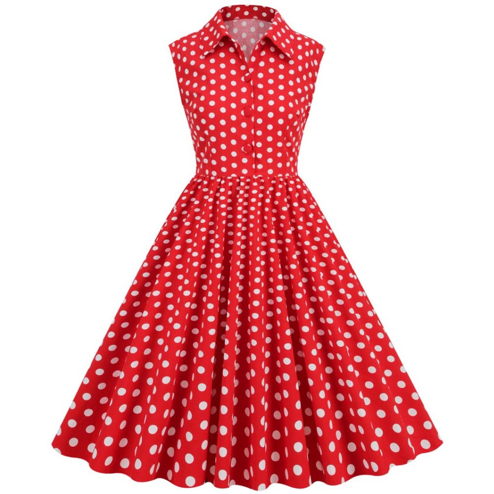 Mifsaly Sleeveless Dress for Women Wedding Guest v Neck Vacation deep v Polka Dot Dresses Vintage Knee Length Tube top midi Striped Elegant Dress deep v for Adult