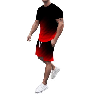 Mens Summer Outfits 2 Piece Short Sets Short Sleeve T Shirts and Shorts Stylish Casual Hip Hop Sport Set Sweatsuits E-Black