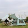 Outdoor Tent Canopy Single Multi-Person Integrated Two-in-one Automatic Quickly Open rain-Proof Portable view 3