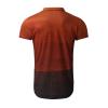 WABEOR Summer Clothes for Men Big and Tall 2 Piece Short Sets Vacation Outfits Casual Short Sleeve Polo Shirts Shorts Set Orange view 4