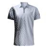 Men Short Sets Outfits 2 Piece Polo Sweatsuits Set Casual Fashion Summer Outfits Short Sleeve Vacation Beach Outfits White view 4