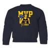 Jokic MVP 2023 Basketball Playoff Finals Champions Youth Crewneck Sweatshirt (Navy, Youth X-Large) view 1