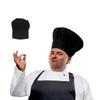 Urby Extra Large Chefs Hat Similar to Hat Size XL, XXL or 7 1/2 and up. Great Comfort to Chefs with Larger or Bigger Head. Adjustable Elastic Band. Black 1PK