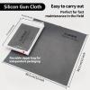 ILANSIN Silicon Gun Cloth 3 Pack 12'' 12'' Gun Cleaning Cloths Lint Free - Gun Cleaning Wipes with Silicon Gray Gun Cleaning Rags for Gun Cleaning/Polishing Silicon Rags/Rust Wipes view 2