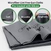 ILANSIN Silicon Gun Cloth 1 Pack 12'' 12'' Gun Cleaning Cloths Lint Free - Gun Cleaning Wipes with Silicon Gray Gun Cleaning Rags for Gun Cleaning/Polishing Silicon Rags/Rust Wipes view 3