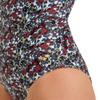 ARENA U Back All Over Women's Fashion One Piece Swimsuit - Stylish Women's Bathing Suit for Beach and Pool - Cute, Full Coverage, and Ideal for Women's Athletic Swimwear,Low Cut-Burgundy Multi view 4