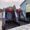 Vinfgoes Inflatable Axe Throwing + Inflatable Ball Toss Target Dart Board (24 Axes+16 Toss Ball+ 8 Soccer Balls) for Backyard/Birthday/School/Team/Party Events, Double Darts for 2 Players view 3