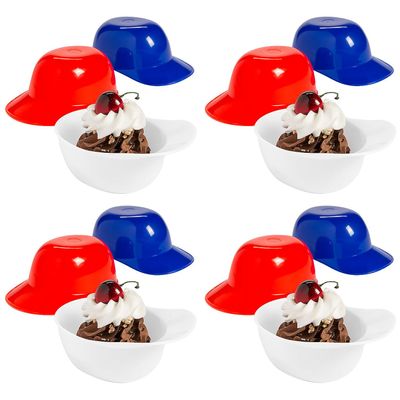 Bulk 60 Pieces Baseball Helmet Snack Bowls