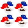 Bulk 60 Pieces Baseball Helmet Snack Bowls view 1