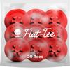 Flat-Tee Golf Tee (1/4 (6.35mm), Red) view 1