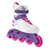 5th Element Lynx Inline Skates Women with Adjustable Strap, 80mm Wheels Soft Boot Fit for Comfort | Roller Derby Long Distance Skating for Recreational Fitness & Street Hockey (7.0-Retro White) view 1
