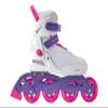 5th Element Lynx Inline Skates Women with Adjustable Strap, 80mm Wheels Soft Boot Fit for Comfort | Roller Derby Long Distance Skating for Recreational Fitness & Street Hockey (7.0-Retro White) view 2
