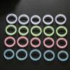 10 Pcs Minimalist Resin Luminous Rings Fashion Stackable Statement Dome Thick Finger Rings Wedding Party Jewelry view 3