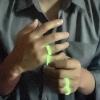 10 Pcs Minimalist Resin Luminous Rings Fashion Stackable Statement Dome Thick Finger Rings Wedding Party Jewelry view 4