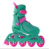 5th Element Lynx Inline Skates Women with Adjustable Strap, 80mm Wheels Soft Boot Fit for Comfort | Roller Derby Long Distance Skating for Recreational Fitness & Street Hockey (7.0-Retro Teal) view 2