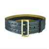Hero's Pride AirTek Sam Browne Hook Lined Deluxe Duty Belt, Plain Hook, Nickel Belt Buckle, 54" view 1