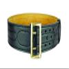 Hero's Pride AirTek Sam Browne Hook Lined Deluxe Duty Belt, Plain, Nickel Belt Buckle, 56" view 1
