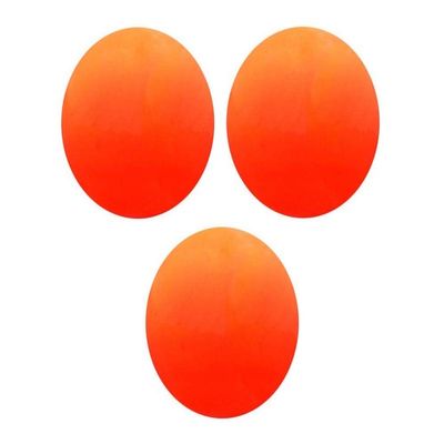Indoor/Outdoor Street Floor Hockey Balls, Orange - 3 Pack