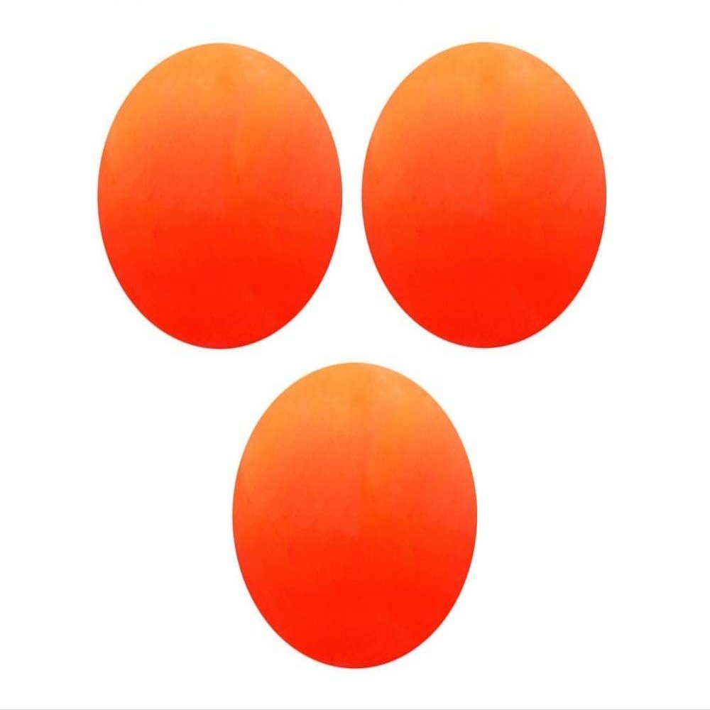 Indoor/Outdoor Street Floor Hockey Balls, Orange - 3 Pack
