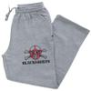 CornBorn Nebraska Sweatpants - Premium Fleece New Official Blackshirts Logo - Gray - 2X view 1