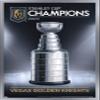 Trends International NHL Vegas Golden Knights - 2023 Stanley Cup Team Logo Wall Poster, 34L x 22.4W, Silver Framed Version view 1