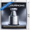 Trends International NHL Vegas Golden Knights - 2023 Stanley Cup Team Logo Wall Poster, 34L x 22.4W, Silver Framed Version view 3