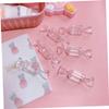 ARTIBETTER 10pcs Box Storage Box Mini Clear Jewelry Case Small Necklace Storage Case Travel Earring Carrier Mini e Jewelry Organizer Treat Miss Plastic Earring Holder Portable view 3