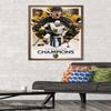 NHL Vegas Golden Knights - 2023 Stanley Cup Champions Wall Poster, 34L" x 22.4W", Bronze Framed Version view 2