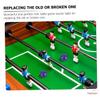 BIUDECO 12pcs Resin Glossy Football Balls Replacement for Table Soccer Game Ideal for Adult Desktop Soccer Accessories view 2