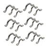 Cabilock 18pcs Kayak Fixed Ring Bimini Boat Eye Straps Kayak Deck Tie Down Canoe Rigging Eye Straps Kayak Deck Handle Bimini Boat Handle Canoe Rigging Handle Bimini Boat Tie Down view 1