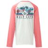 Salt Life Pineapple Spike Youth Long Sleeve Performance Tee, White, X-Large view 1