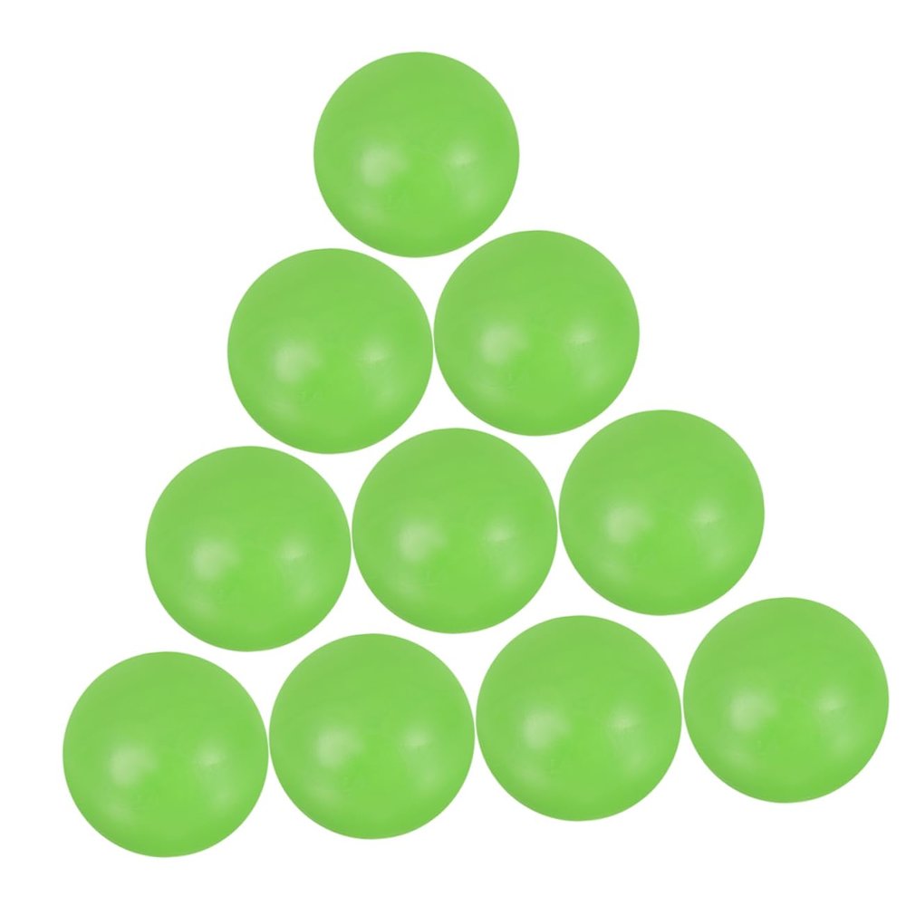 BIUDECO 12pcs Tabletop Soccer Balls Glossy Footballs Resin Material Desk Game Footballs Fuzz Balls for Table