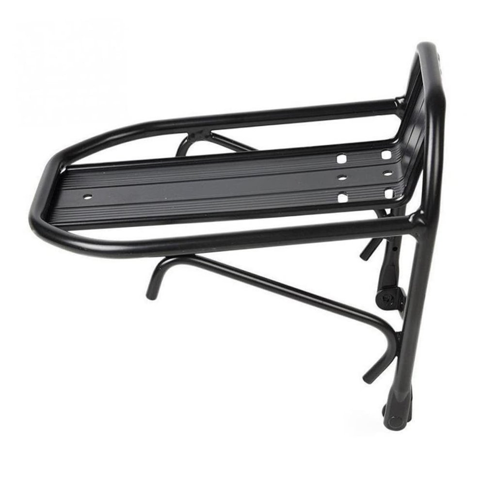 Bike Front Rack for Off-Road and Touring Folding Bicycles Black