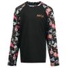 Salt Life Ocean Drift Youth Long Sleeve Performance Tee, Black, Large view 1