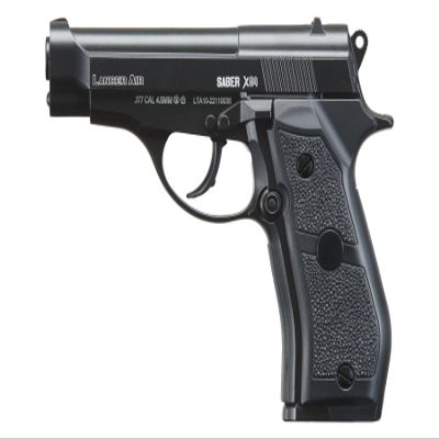 Lancer Tactical Air Pistol Saber X84 Full Metal CO2 Airgun Pistol-480 FPS- 100 Rounds Metal BB Included
