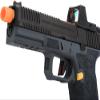 Evike Airsoft - EMG Salient Arms International BLU Airsoft Practice Platform with CNC Microdot Cut Part and Pointer Stippled G&P Frame (Model: Gray Ceramic Coat) view 3