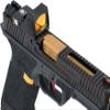 Evike Airsoft - EMG Salient Arms International BLU Airsoft Practice Platform with CNC Microdot Cut Part and Pointer Stippled G&P Frame (Model: Gray Ceramic Coat) view 4