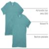 American Apparel Unisex CVC T-Shirt, Style G2001CVC, 2-Pack, Heather Arctic (2-Pack), Large view 4