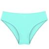 Moily Kids Girls Solid Color Swim Bottoms Triangle Bikini Briefs Swimwear Gymnastics Dance Sports Underpants Light Blue Green 8 Years view 1