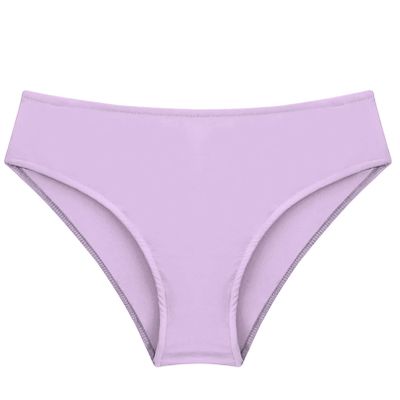 Moily Kids Girls Swim Bikini Bottoms Solid Color Triangle Swimsuit Briefs Swimwear Gymnastics Dance Sports Underpants Lavender 12 Years