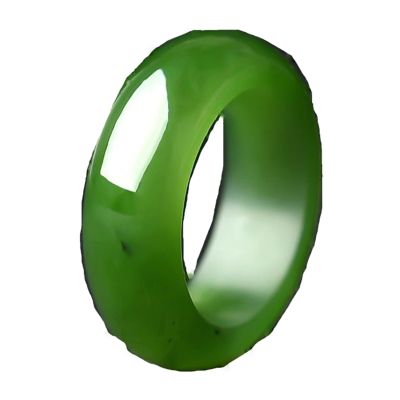 KayuHpFQ Ring for Women,Good Luck Jewelry Spinach Green Ring for women and men,7