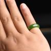 KayuHpFQ Ring for Women,Good Luck Jewelry Spinach Green Ring for women and men,7 view 4