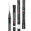 MirOdo High Carbon Fishing Rod 8m9m10m11m12m13m14m15m Long Section Telescopic Fishing Rods Ultra Light Super Hard Fishing Pole Feel Light and Hard for Long Distance (Color : Black, Size : 10m) view 1
