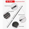 MirOdo High Carbon Fishing Rod 8m9m10m11m12m13m14m15m Long Section Telescopic Fishing Rods Ultra Light Super Hard Fishing Pole Feel Light and Hard for Long Distance (Color : Black, Size : 10m) view 4